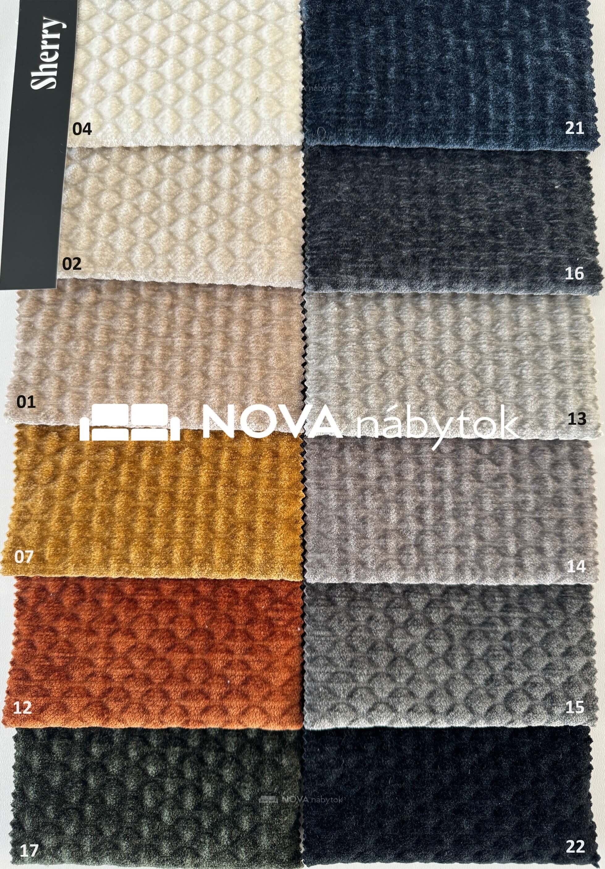 Scherry potahová látka Nábytek NOVA